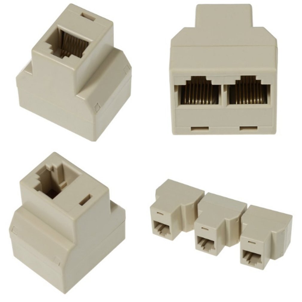 5ピース/セットイーサネットRJ45 1 RJ45メス2 RJ45メスネットワークlanイーサネットスコネクタ