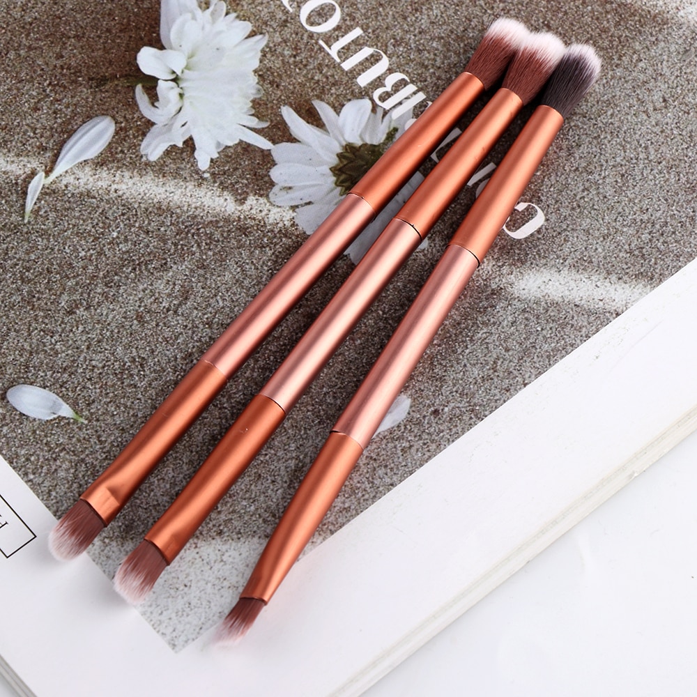 1 pc dubbele neusschaduwkwasten, multifunctionele make-upkwasten, concealer, blending, oogschaduw, poeder, foundation, make-upkwast