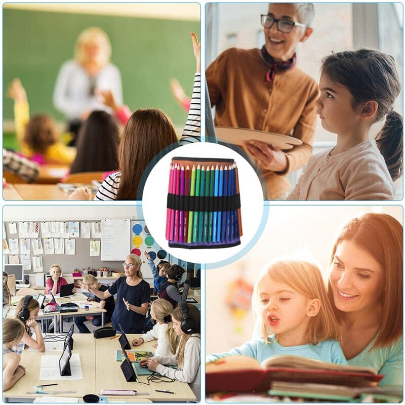 72 Colors Crayons Set, Pencil Drawing Set, for Students, Adults, Beginners and Artists