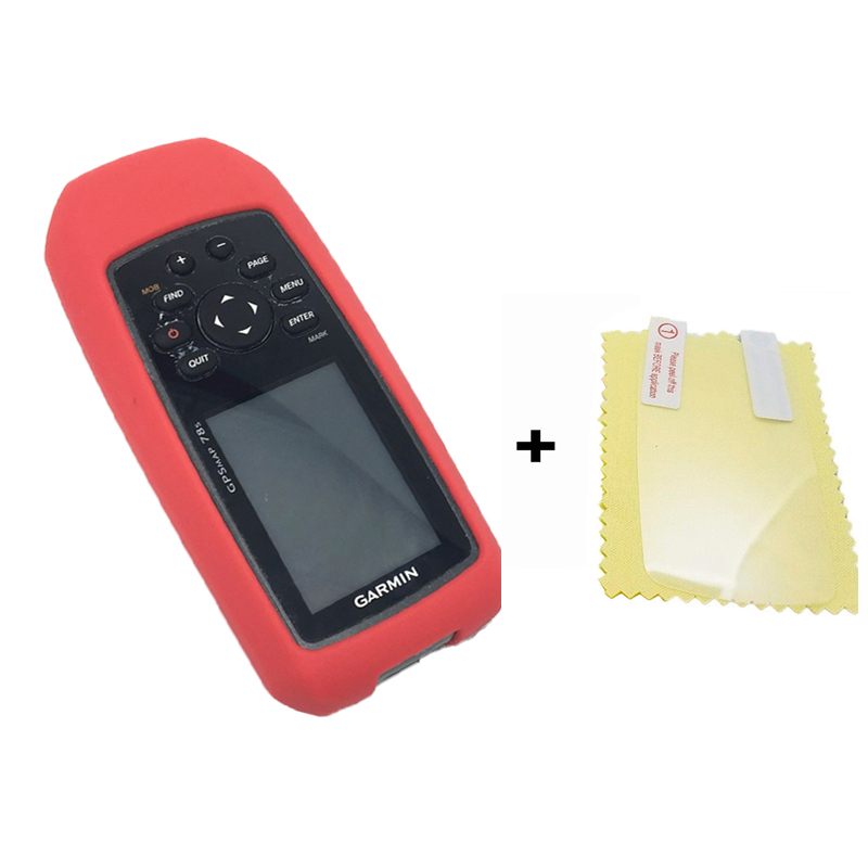 Funda de silicona para Garmin GPSMap 78s 73, Protector de pantalla, accesorios, GPSMAP 78S: Red