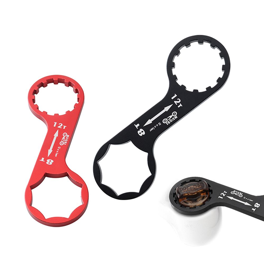 Accesorios Amortiguador Herramientas de desmontaje Llave Llave de reparación Herramienta de reparación de bicicletas Llave de instalación de extracción