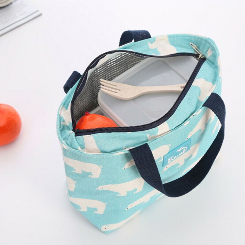 US Large Insulated Lunch Bag Cooler Picnic Travel Food Box Women Tote Carry Bags