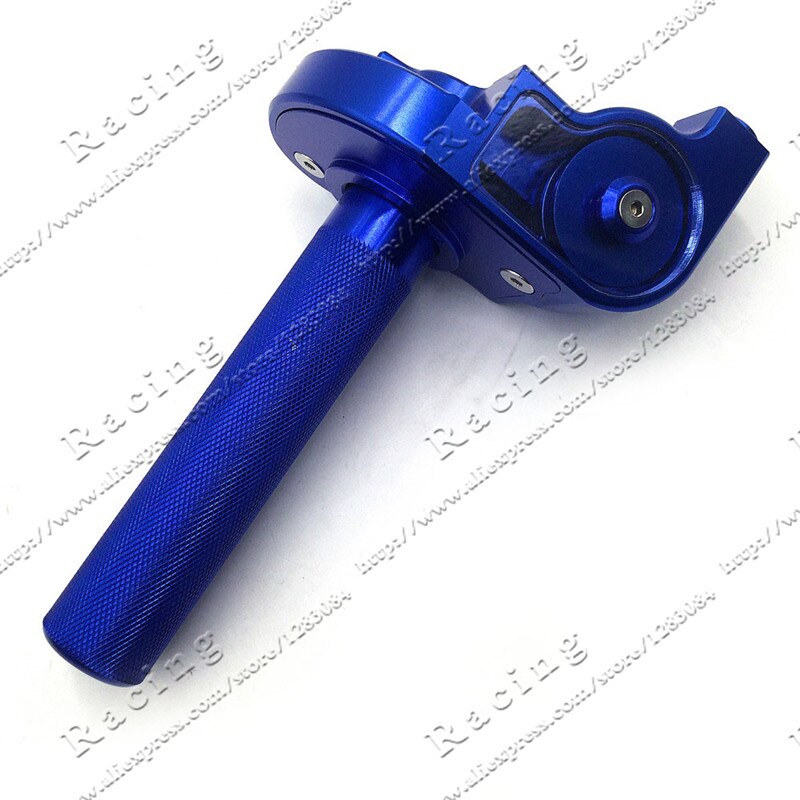 22mm Manubrio CNC Valvola A Farfalla in Alluminio presa Rapido twister Accontentarsi di CRF50 70 110 IRBIS 125 250 sporco fossa bicicletta moto motocross: blu