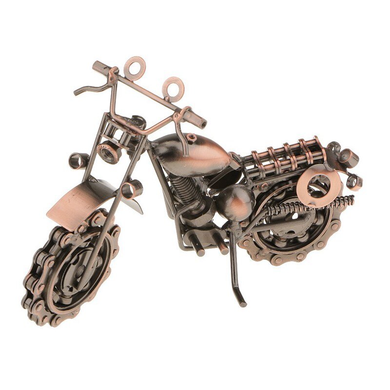 Jahrgang Metall Handwerk Motorrad Motorrad Modell Heimat Dekor Ornament