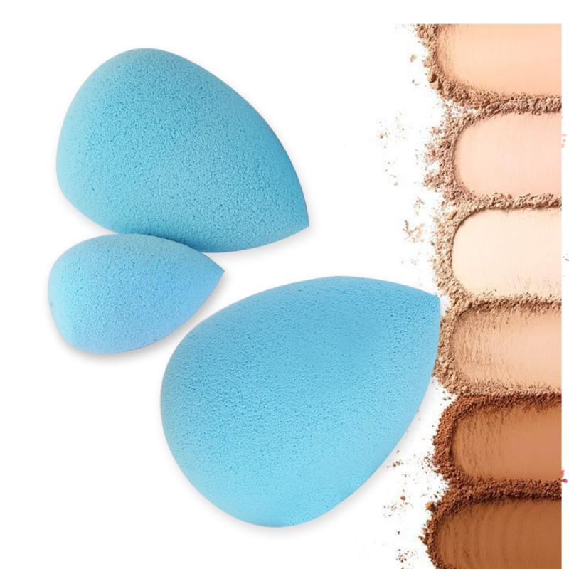 3 unids/set esponja para base forma de lágrima de maquillaje esponja usar para aplicar todo tipo de maquillaje