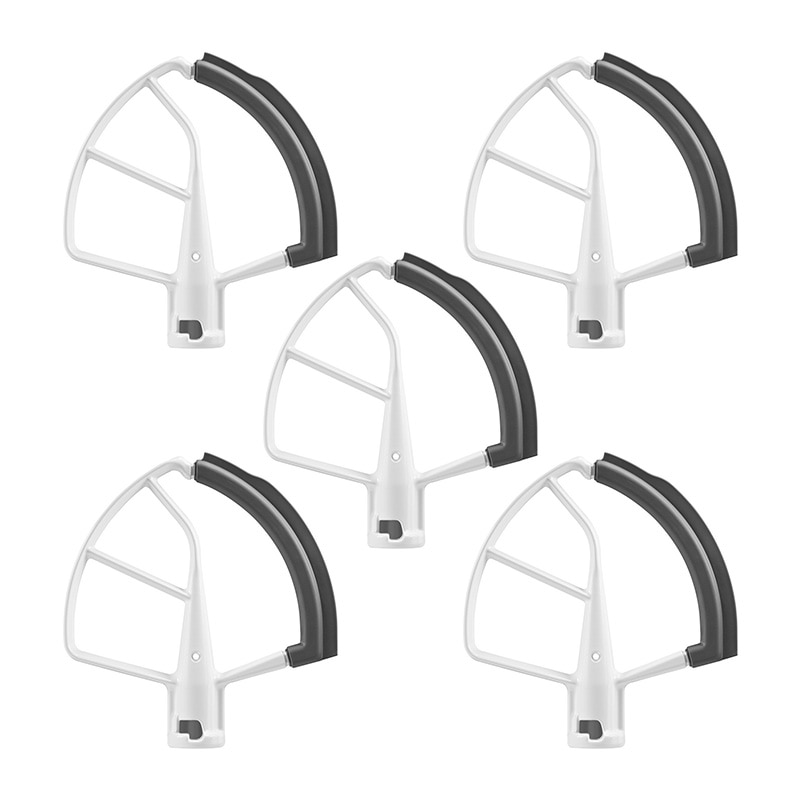 Pièces de rechange pour batteur à bords flexibles, pour KitchenAid 5.5 – 6 QT KFE6L KV25G, 5 pièces