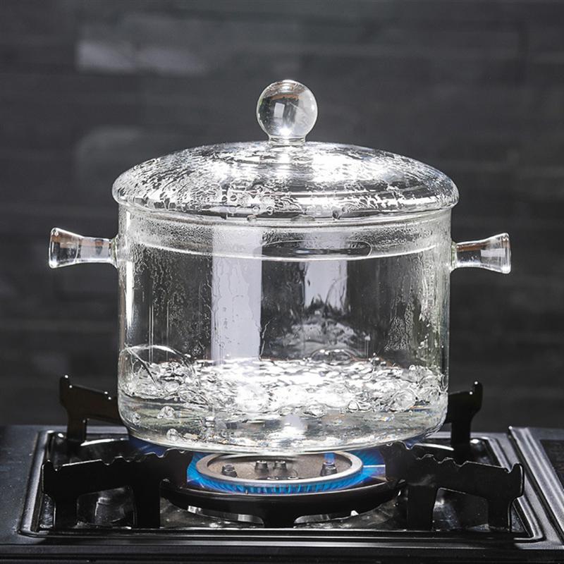 Keuken Glas Kookpot Multifunctionele Open Fire Verwarming Gezondheid Kookpan Instant Pot Noedels Kom Voor Thuis Keuken restaurant