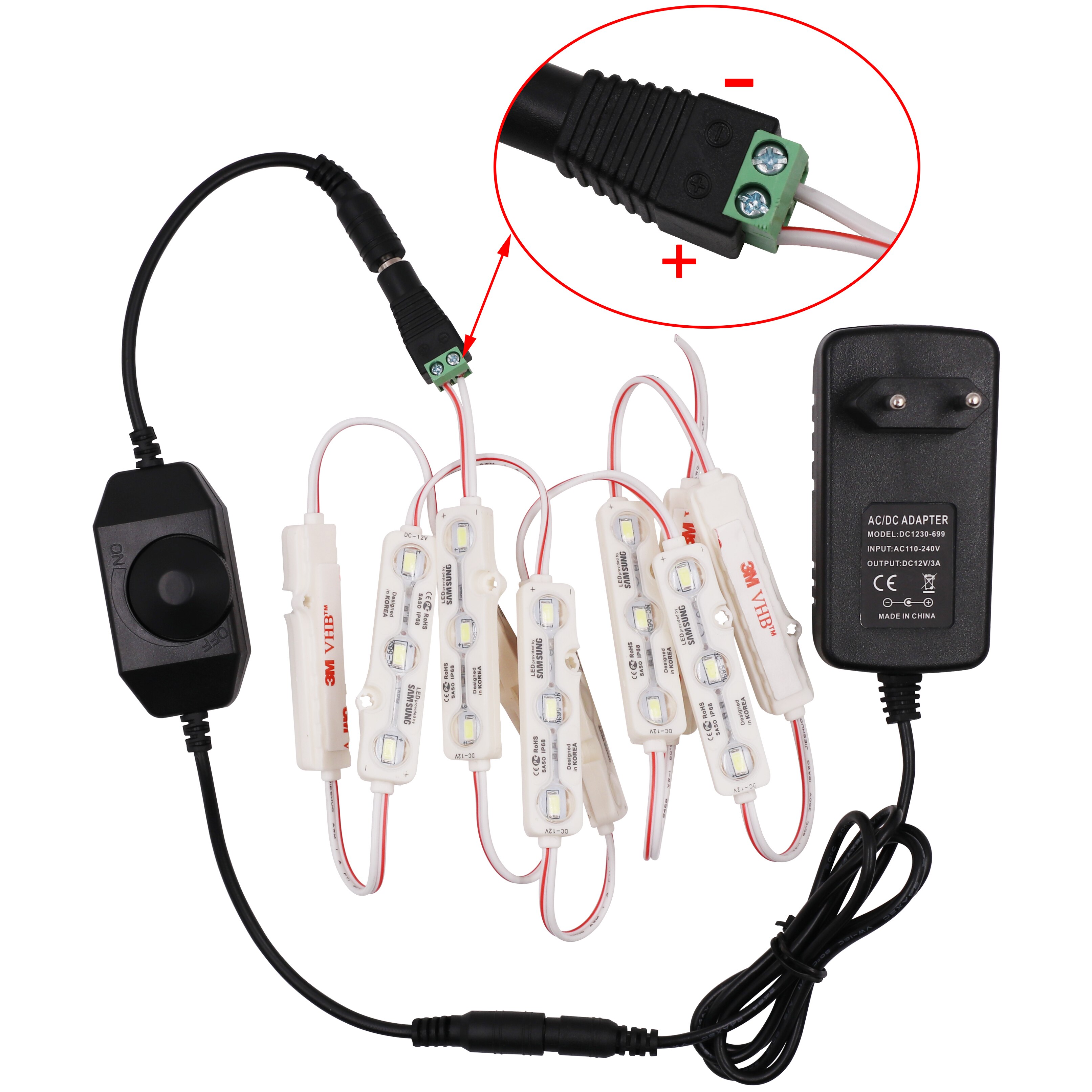 Hollywood Style LED Vanity Mirror Lights Kit Dimmable Bulbs and Power Plug,Lighting Fixture Strip for Makeup Vanity Table