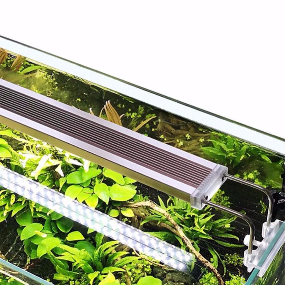 220v ADE Serie Aquarium LED Beleuchtung 12-24W LED Overhead Fisch Tank Wasserpflanze SMD LED Wachsen licht 6500-7500K