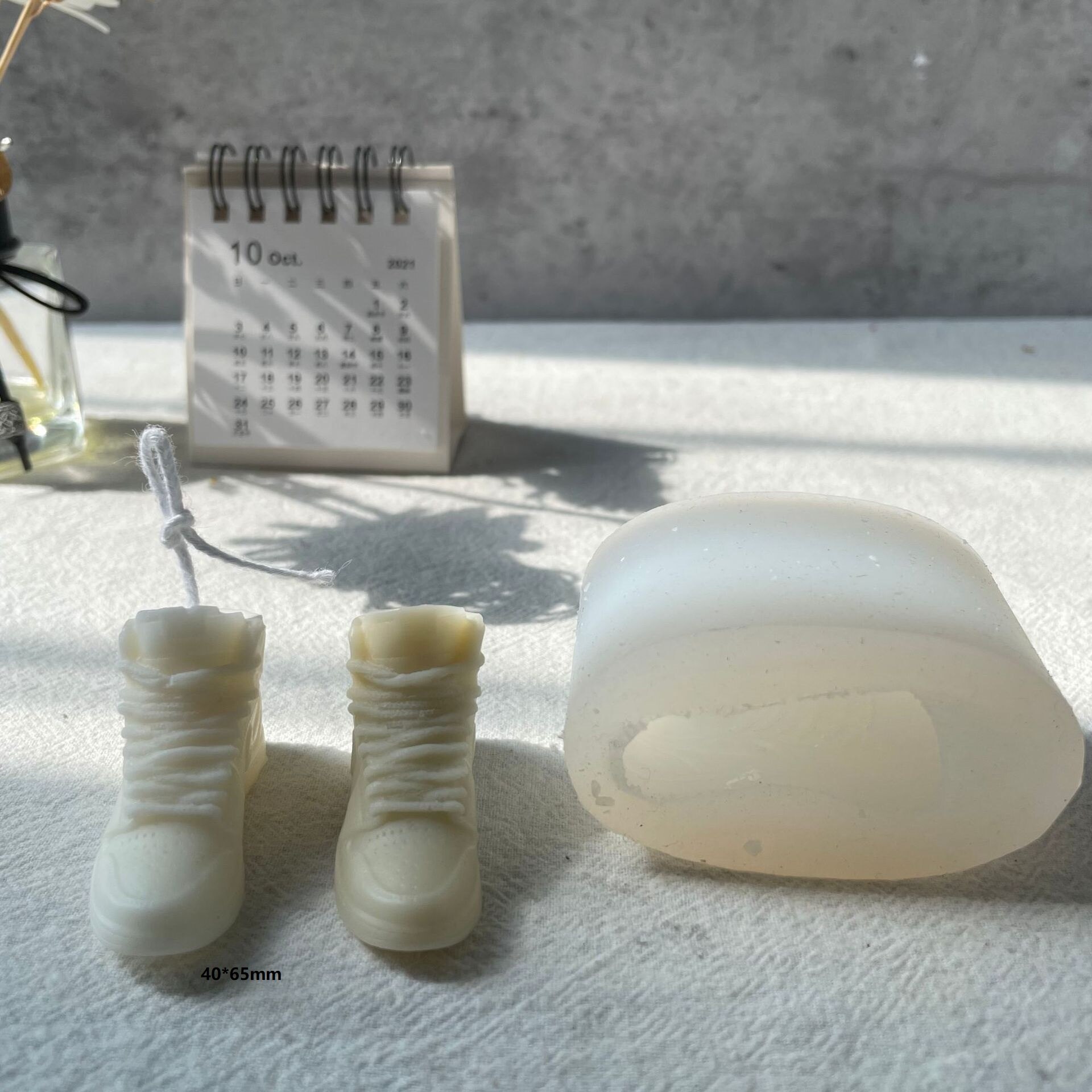 Mini Sneakers Kaars Siliconen Mal Voor Handgemaakte Desktop Decoratie Gips Epoxyhars Aromatherapie Kaars Siliconen Mal