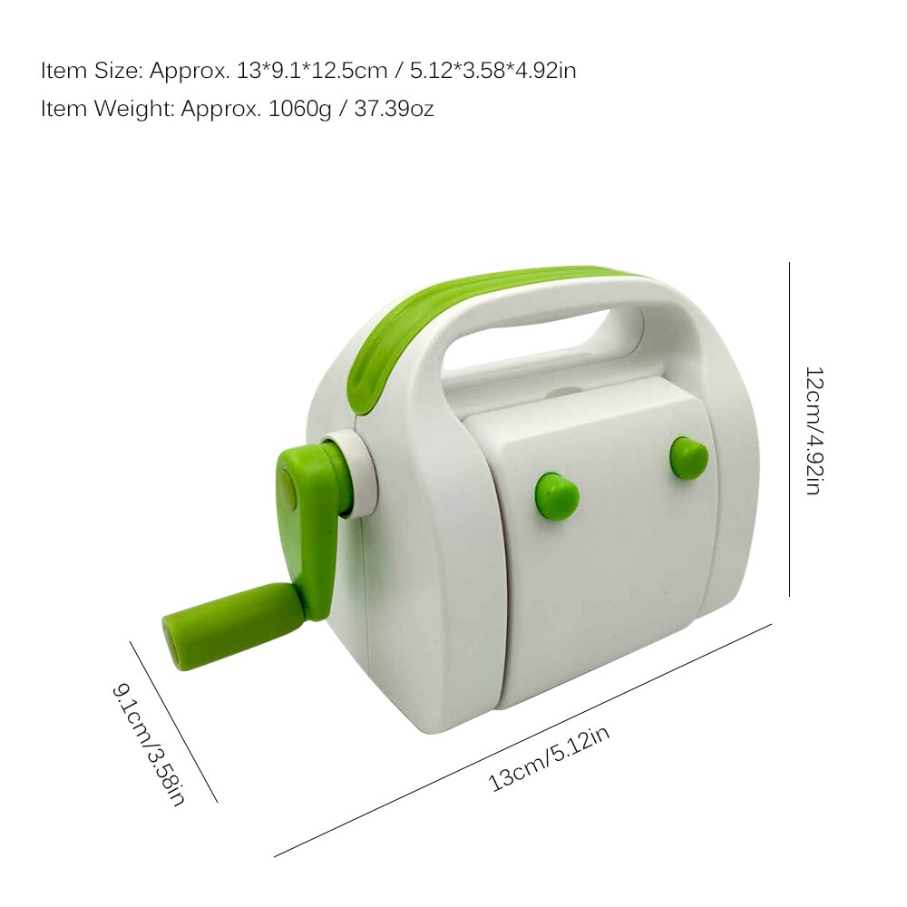 Embossing Machine Hand-Cranking Die Cutting Embossing Machine Paper Card Cutter Embosser Scrapbooking Kids DIY Tool