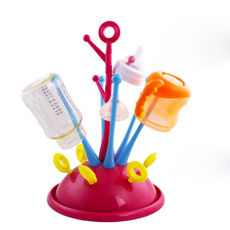 Babyflaskor torkställning glas bänkskiva escorredor de mamadeira torkning rengöring torktumlare avloppsförvaring torktumlare: A