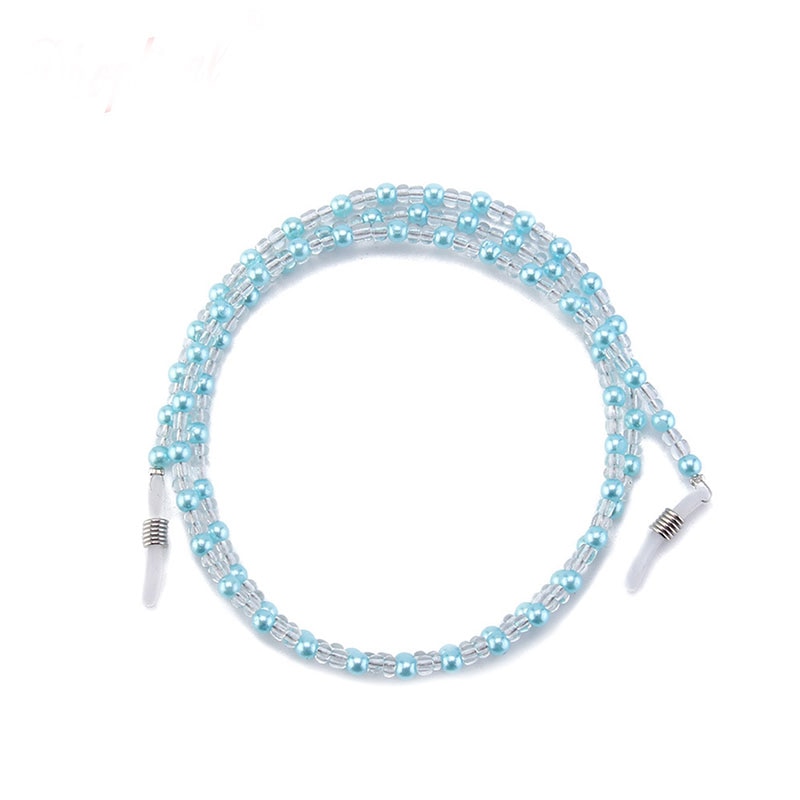 neue Brillen Sonnenbrille Perlen Jahrgang Kette Halfter Schlüsselband Halskette Sonnenbrille Halskette Brillen Schlüsselband Gurt