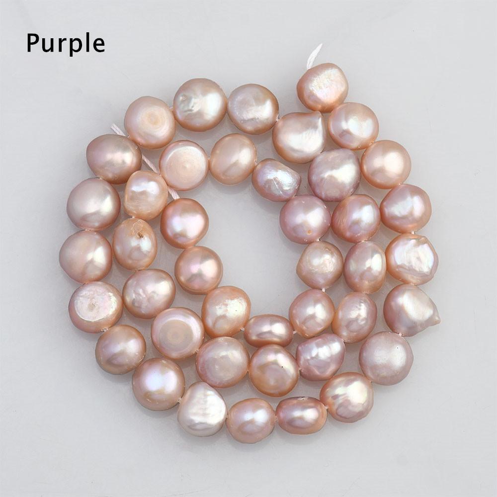 Perla barocca di perle coltivate d'acqua dolce genuina naturale di alta qualità per gioielli collana braccialetto tariffa forniture da 3mm a 10mm: 12 mm / Rosso