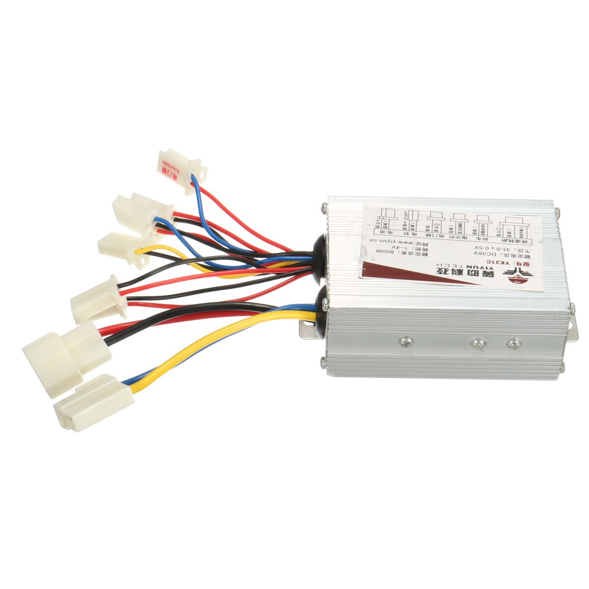 36V 500W 800W Electric Scooter Parts Bicycle E-bike Brush DC Motor Speed Controller Accessories Parts