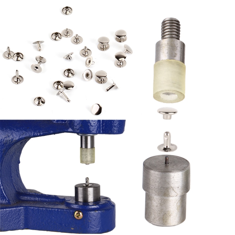 Outil d'installation à Rivets latéraux, bouton à pression manuelle, bouton pour vêtements et accessoires 4mm 5mm 6mm 7mm 8mm 9mm 10mm 12mm 13mm 14mm 15mm