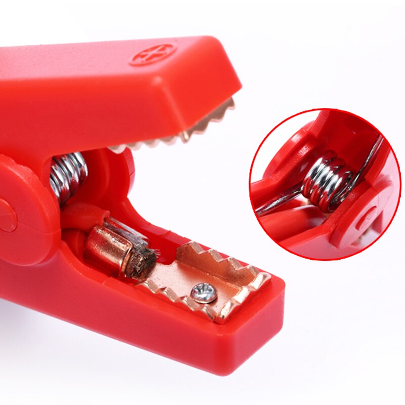 Pinces intelligentes pour démarreur de saut de voiture, câbles de Booster avec connecteur EC5, accessoires de pince de batterie de voiture, Clip de fil rouge-noir