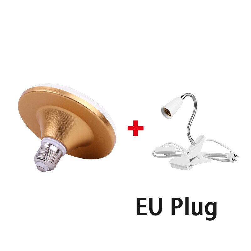 Plein spectre E27 Led grandir ampoule 85-265V Fitolampy Phyto cultiver lampe intérieur jardin plantes fleur hydroponique cultiver tente boîte: Bulb and EU Plug