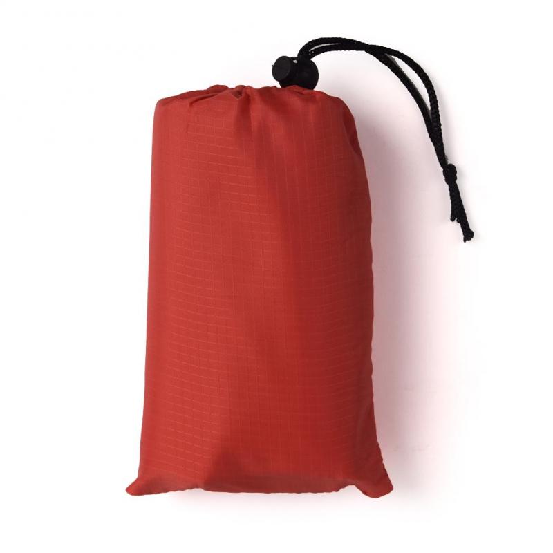 Vattentät ficka strand utomhus campingmatta filt lätt kompakt utomhus picknickmatta markduk presenning campingmatta 8: Röd / 1.4 x 1.5m