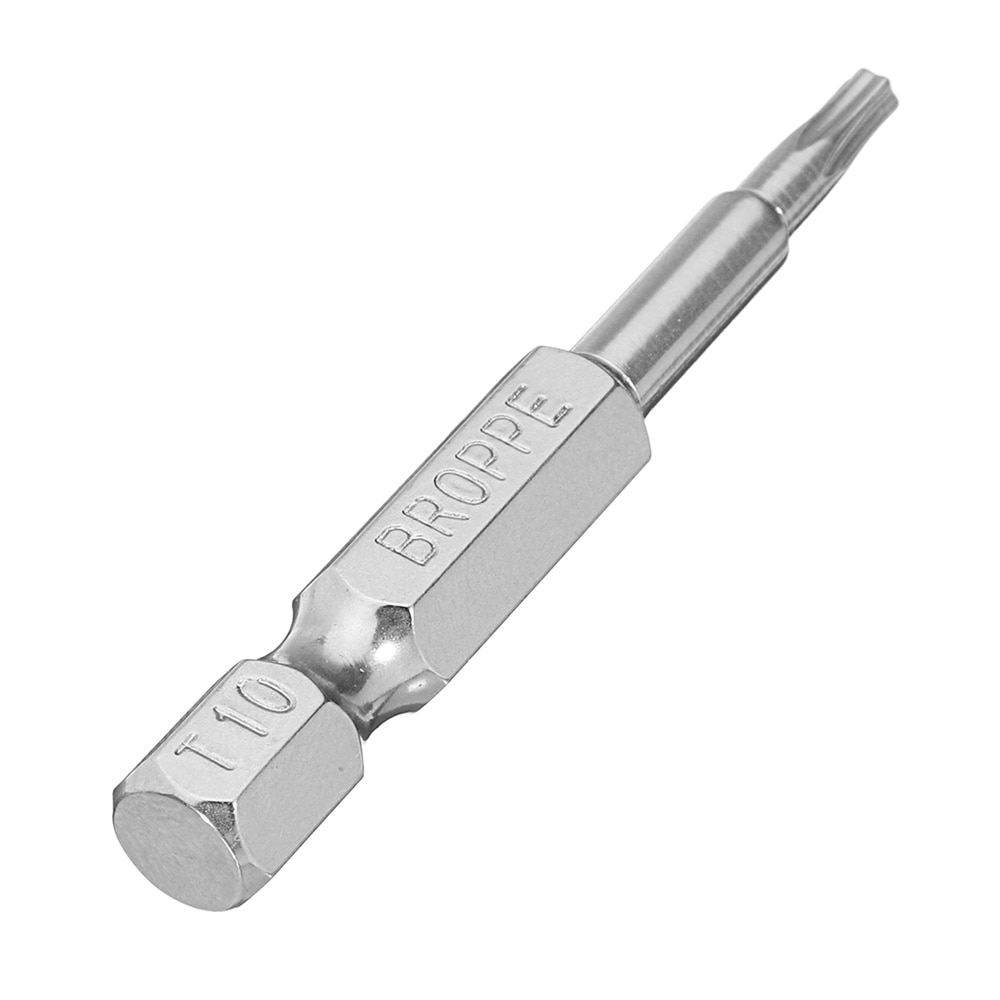 Broppe 12Pcs Set Security Bit Set Tamper Proof Screwdriver Drill Bit Screw Driver Bits Hex Torx Flat Head 1/4" Driver Bits