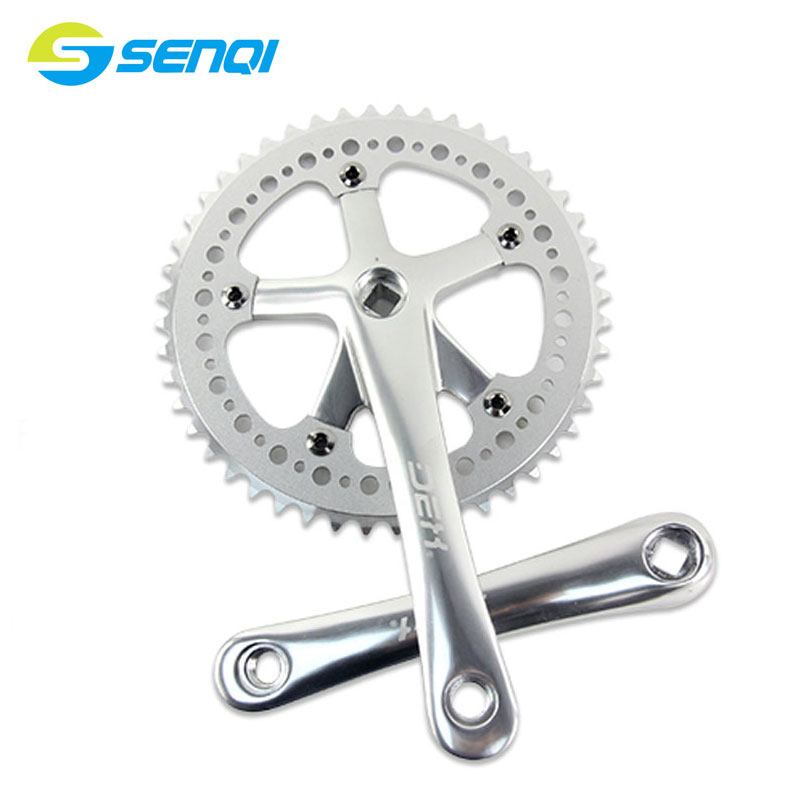 46t/48t/52t*170mm ultralichte aluminium crank racefiets retro kettingblad fiets crankstel & crank holle kettingwiel czy 005