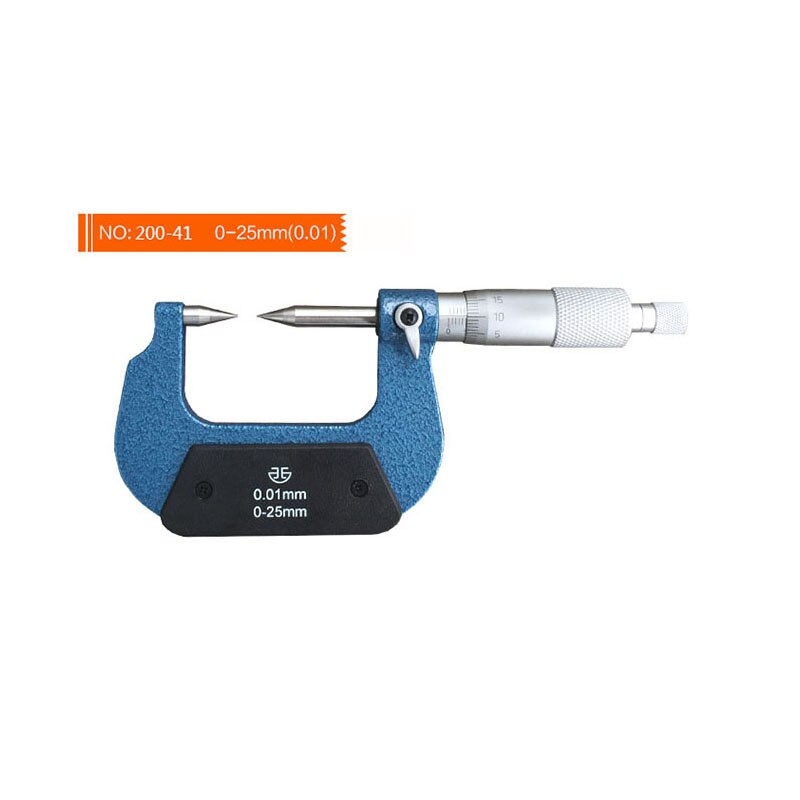 0-25mm 25-50mm 50-75mm 75-100mm xibei brand Double Point micrometer with Carbide measuring faces thickness caliper