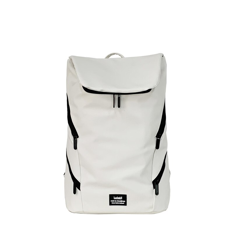 Unisex-trendrucksack, schlichter, robuster herrenrucksack, wasserabweisend beschichtet, reiserucksack, lässiger schulrucksack für herren: Beige