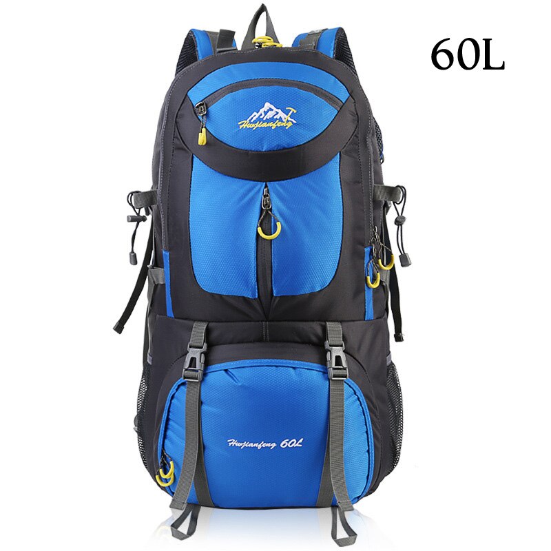 Sac à dos Trekking 60L sac de sport étanche sac à dos de voyage escalade sac de montagne 40L randonnée Camping ski sac à dos touristique 50L: Blue 60L