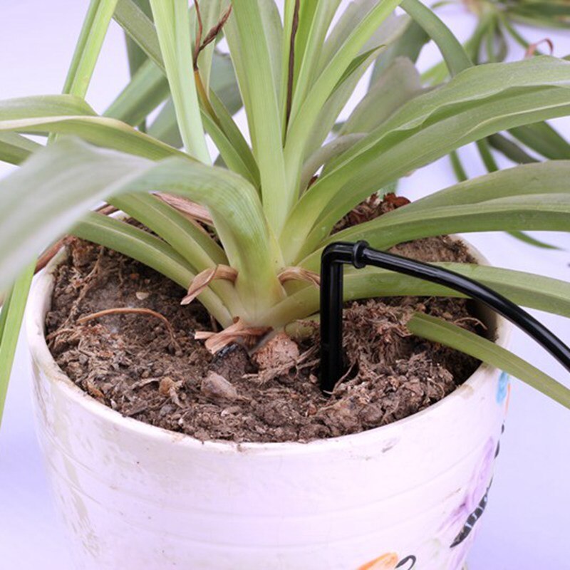 10pcs Bend Arrow Dripper Drops Micro Drip Irrigation Emitters Home Garden Pot Flower Succulent Plants Watering Parts