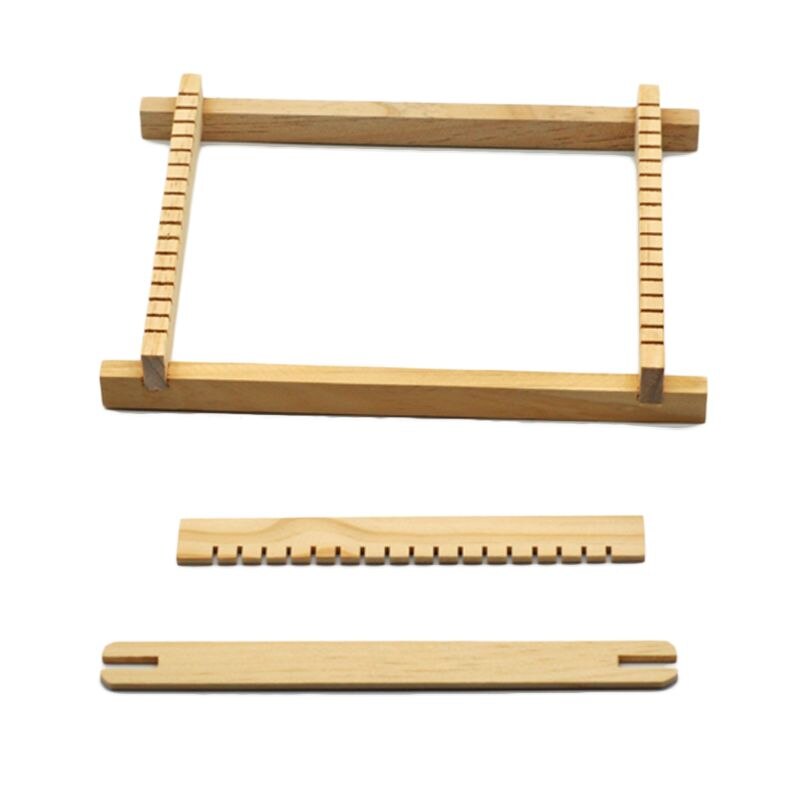Wood Knitting Weaving Loom Tapestry Handloom Machine DIY Handmade Tool Beginners