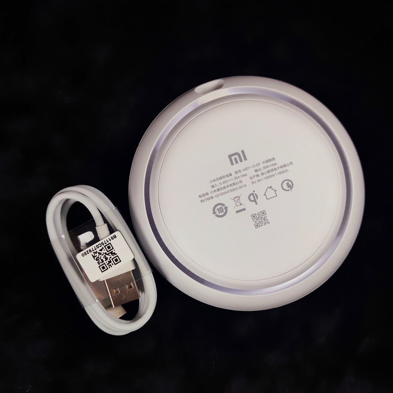 Oryginalna bezprzewodowa ładowarka Xiaomi 20W turbosprężarka opłata 27W ue adapter dla Mi 9 10 zawodowiec mieszać 2S mieszać 3 Qi EPP10W dla iPhone XS XR XS MAX