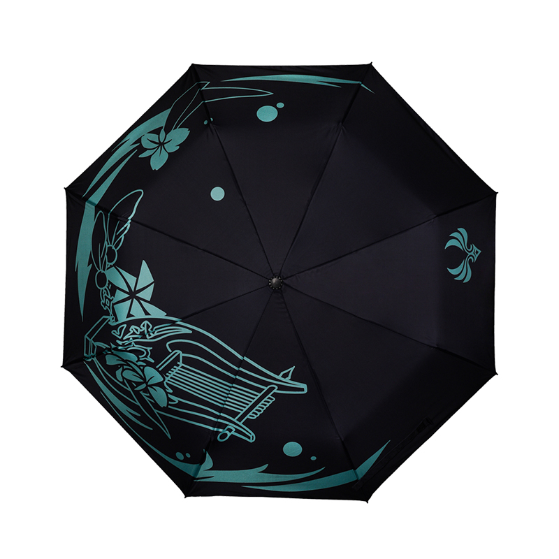 Genshin Impact Furina Neufausse, 10 Sophia 8, Protection Solaire UV, Phare existent et Manuel, Parapluie Pluie,: jaune clair