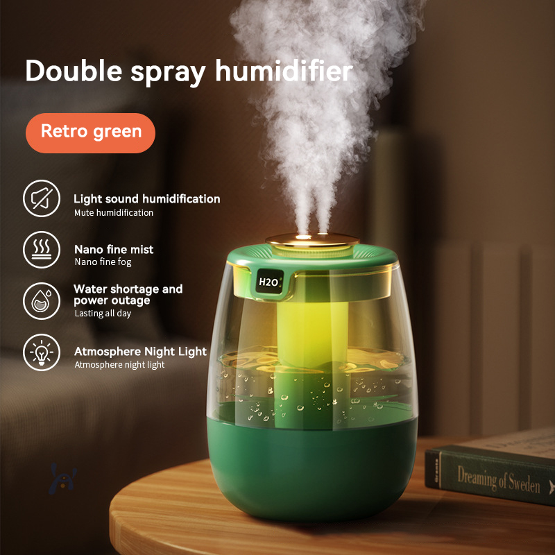 Xiaomi Luftbefeuchter Typec Tragbare Schreibtisch Schlafzimmer Luftbefeuchter Große sprühen Digital Anzeige Lichter Aromatherapie Maschine Zerstäuber