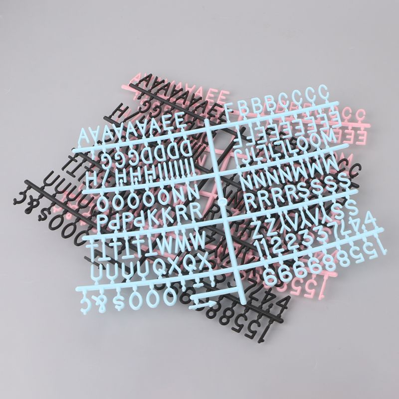 2Pcs Characters For Felt Letter Board 290 Piece Numbers For Changeable Letter Board