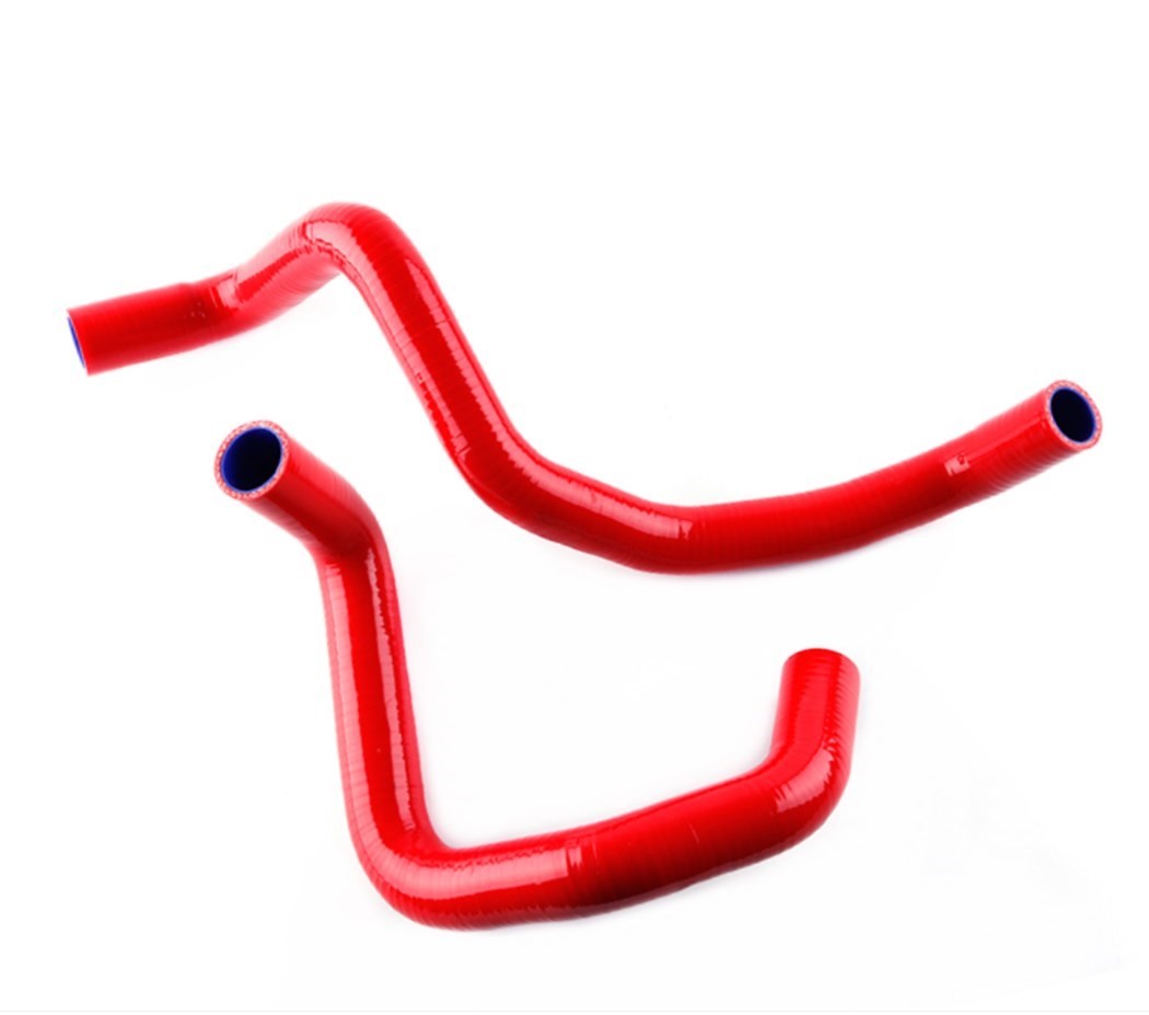 per 2000-2005 TOYOTA CELICA GT/ GT-S/ ZZ T230 turbo tubo del radiatore in silicone tubo del liquido di raffreddamento 2 pz 2001 2002 2003 2004: Rosso