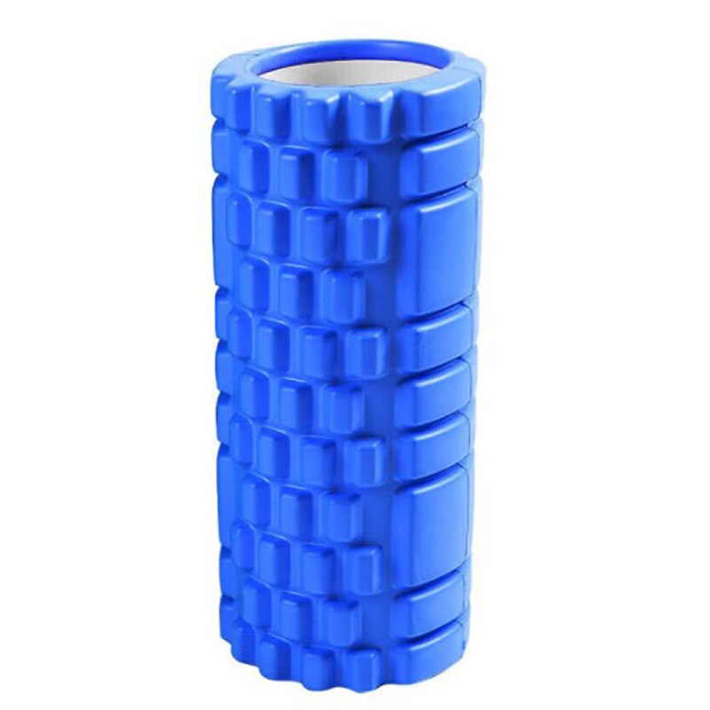 Rodillo de espuma de columna de Yoga, bloque de Yoga, rodillo de espuma para ejercicio, ideal para el gimnasio, masaje, ejercitar músculo, relajación, fácil de usar: Azul