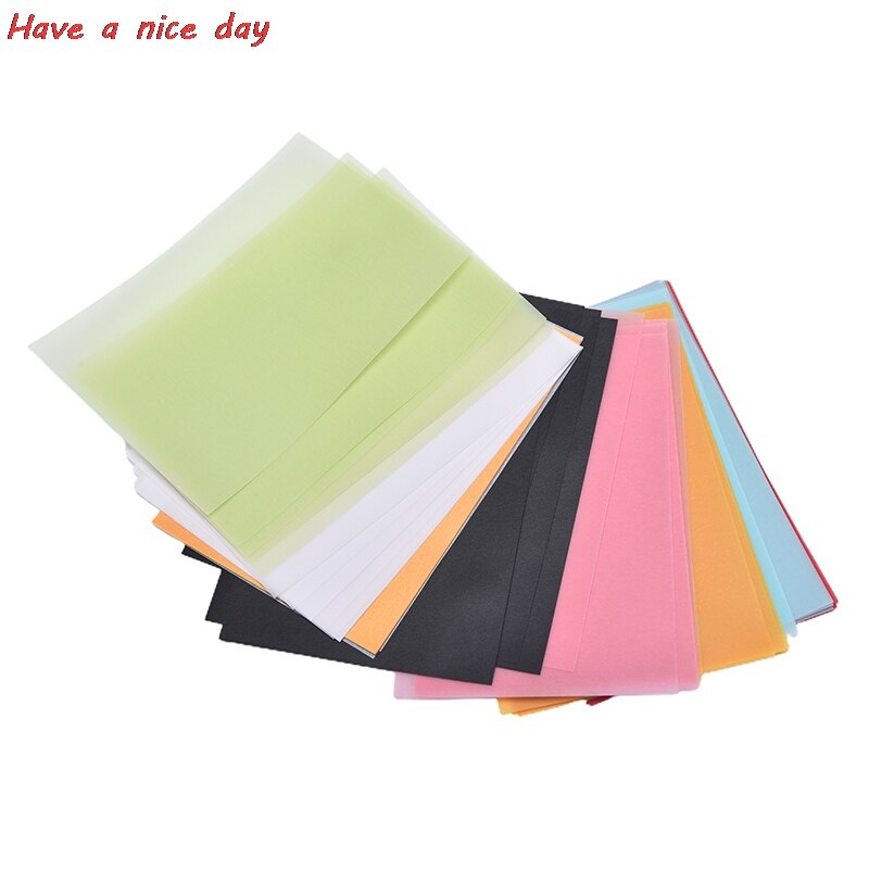 15*10cm PVC Colorful Transparent Sheet Model Plastic Sheet For DIY Scrapbooking Handmade