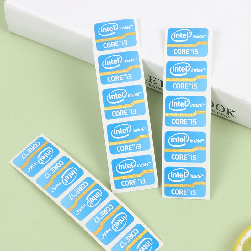 1/5pcs Ultrabook Performance Label Sticker Laptop Logo Stickers Intel Core Four-generation Core i3 i5 i7