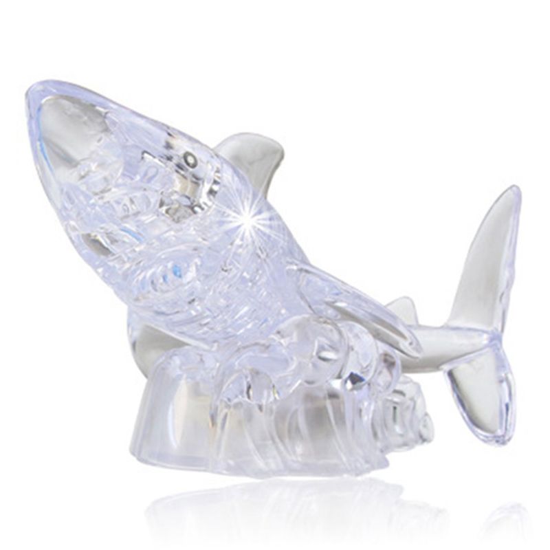 3D cristal requin Puzzle adultes enfants intellectifs jouets d'apprentissage décor à la maison J2HD