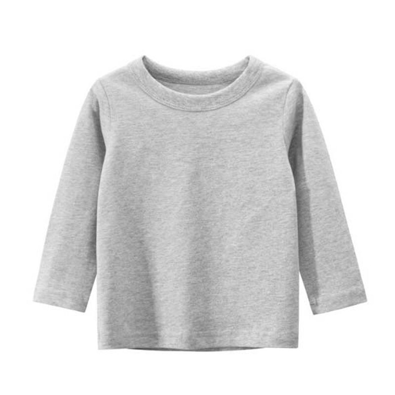 Kinderen T-shirt Kinderkleding Toevallige Lange Mouwen T-shirts Voor Meisjes Jongens Peuter Infant Tops Tees Shirt Kinderen Kleding: H / 140