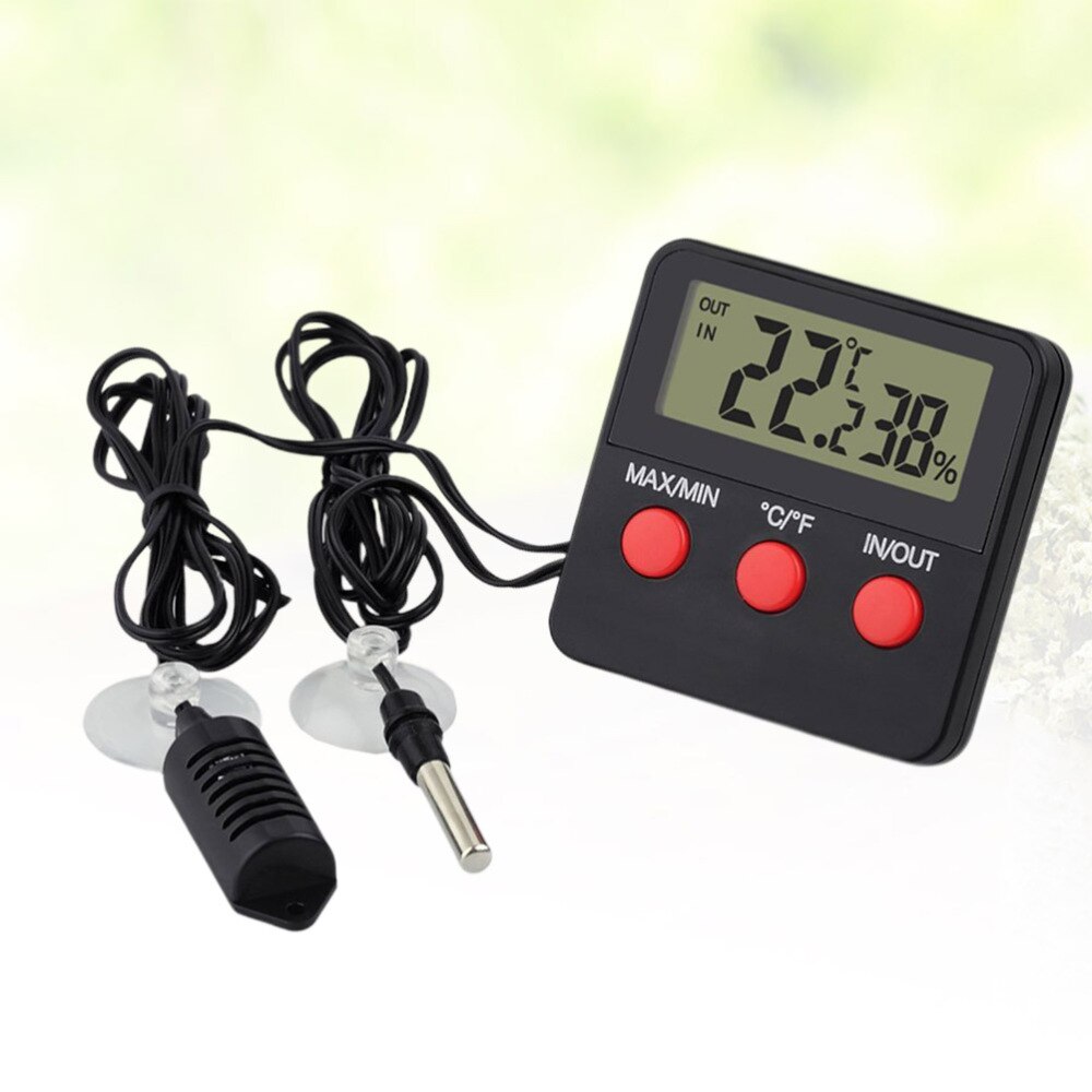 1 Set Van Reptiel Thermometer Hygrometer Voor Liza... Grandado