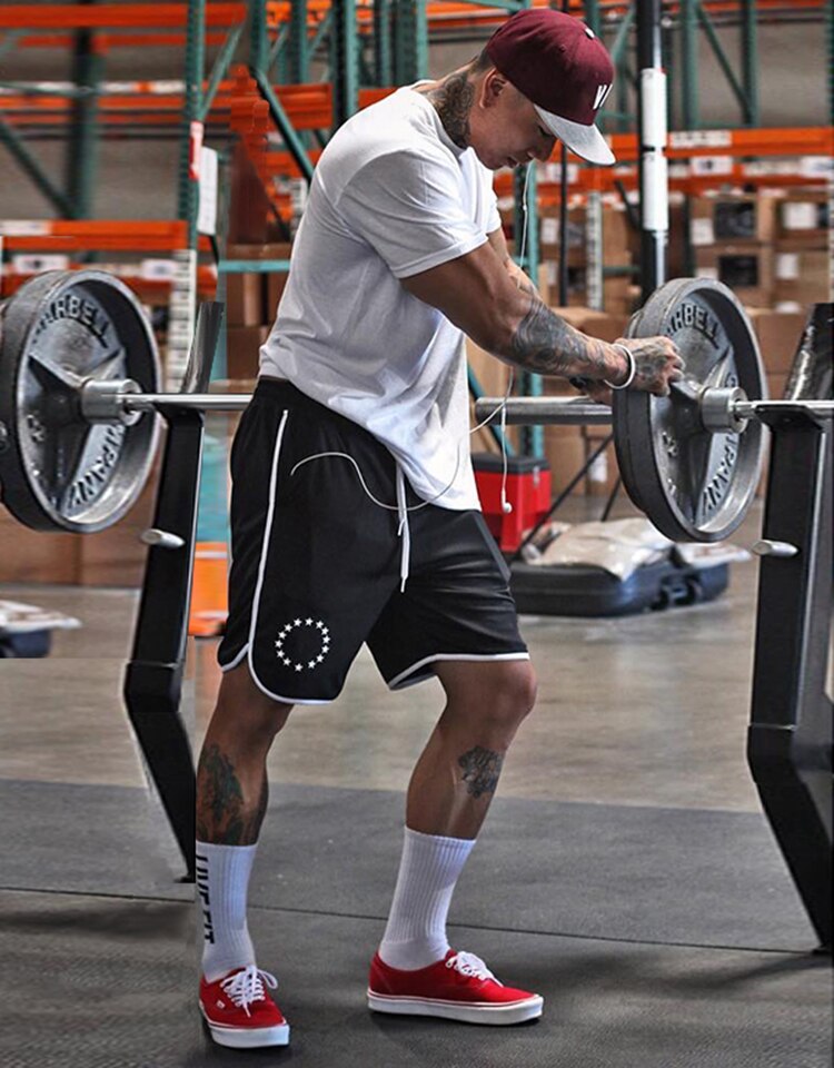 Menn shorts menn beaching korte bukser sweatshorts fitness kort jogger fritids treningssentre menn stor størrelse shorts 3xl