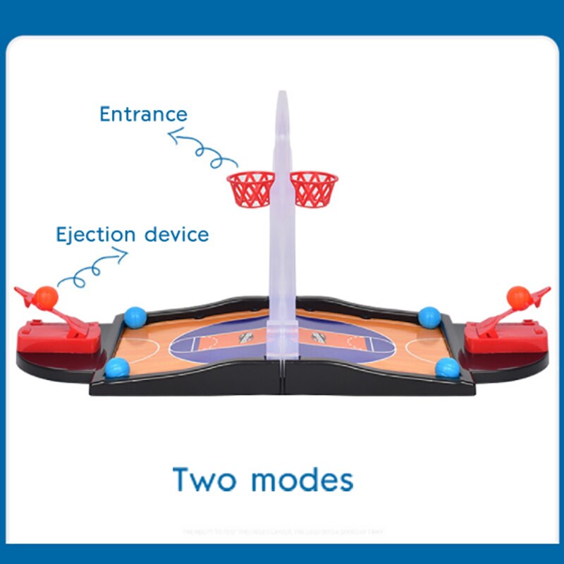 Di Barretta del doppio di Espulsione Del Desktop Campo Da Basket Genitore-bambino Interactive Gioco di Tiro Palla Spara Rampa di lancio Battaglia Interesse Giocattolo