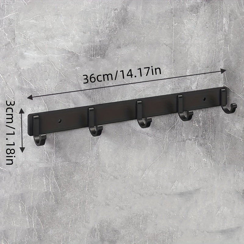 Adecuado para baño, sala de estar, cocina, ganchos de almacenamiento de barra de pared modernos, estantes de almacenamiento de utensilios de cocina, accesorios de cocina: Amarillo claro