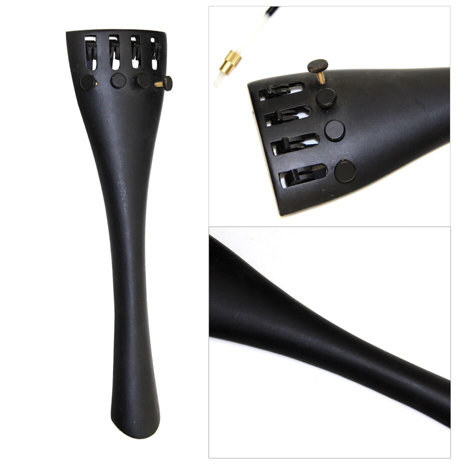 MUKU Cello Tailpiece Aluminum Alloy Tailpiece with Adjustable Tailgut for 3/4 4/4 Cello String Instruments Parts