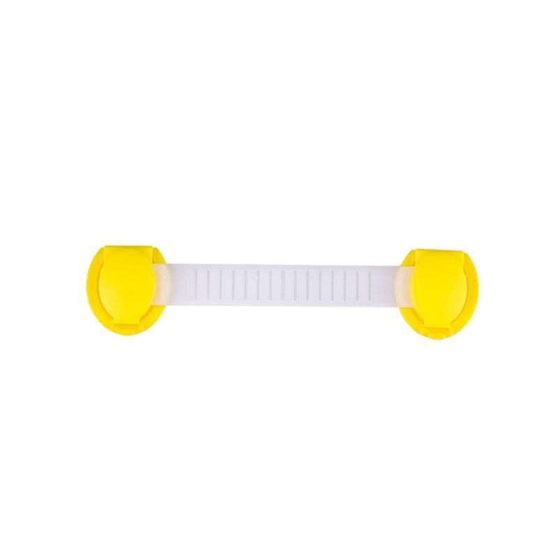 1Pc Kind Lock Baby Veiligheid Bescherming Kabinet Lock Voor Koelkasten Lade Lock Kids Veiligheid Plastic Lock Baby Veiligheid Producten: 1pc 15cm yellow