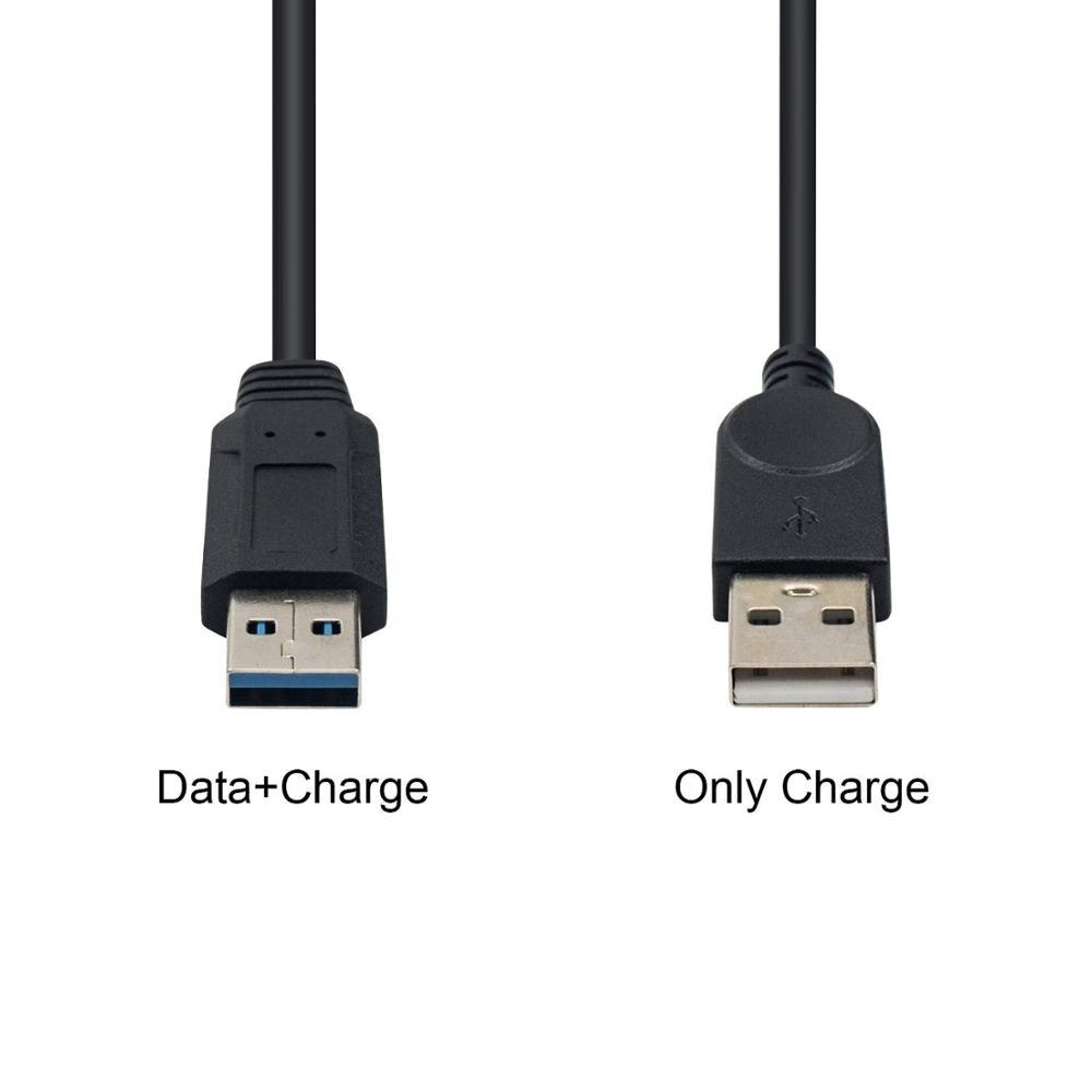 Câble USB 3.0 Y, USB 3.0 Type A femelle à double USB mâle 1 à 2 convertisseur de charge de données de synchronisation cordon de câble d&#39;extension Y