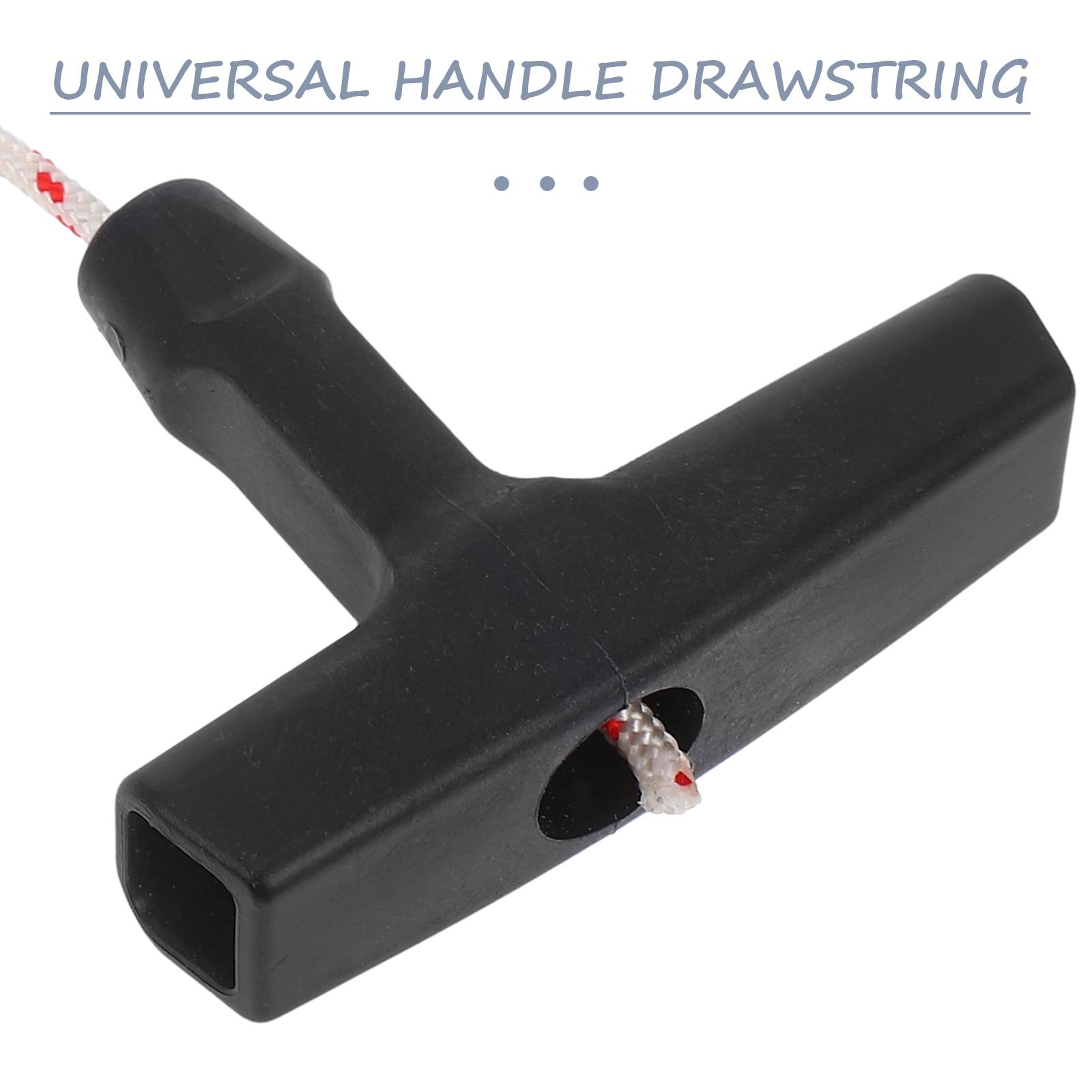 3 Sets 4MMx2MM Starter Lawn Mower Pull Cord H le Kit Universal Fit Generator Chainsaw Replacement Thin Rope Cord H Rope