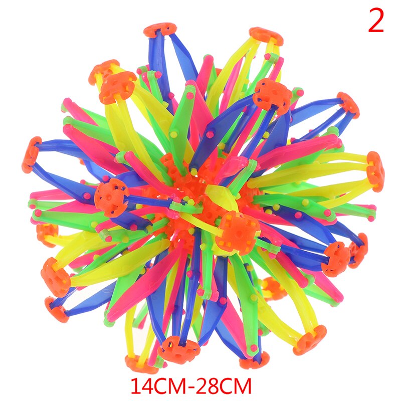 1pc coloré lancer balle étirement rétrécissement boule sphère maternelle anneau extensible expansion balle jouets pour bébé enfants