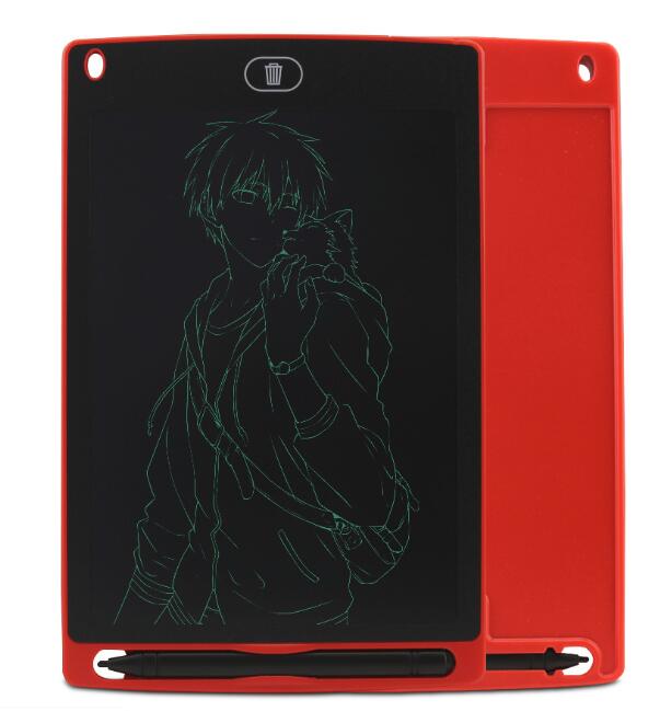 Learning & Education Toys 8.5 Inch LCD Writing Tablet Drawing Board Wordpad Handwriting blackboard For Children Educational Toy: Red